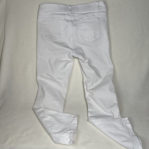 RAFAELLA Weekend White Skinny Denim Jeans Slim Lift Trim Comfort Size 4 - Picture 3 of 6